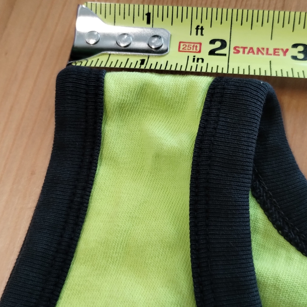 WOMENS NIKE TEE NEON YELLOW TANK TOP STANDARD FIT RUNNING ACTIVE - Picture 11 of 12